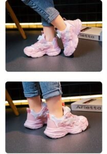 Youngsters' All-Season White Sneakers - Breathable Mesh Lining, Durable Rubber Sole, Comfy Casual & Sport Shoes for Boys and Girls, Perfect for School, Playtime, and Casual Attire, Student Footwear | Lowtop Sneakers | Pu Upper Sneakers