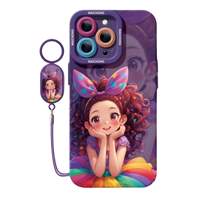 Cute Girl Silicone Phone Case | XS Drop - Proof, Style Meets Protection