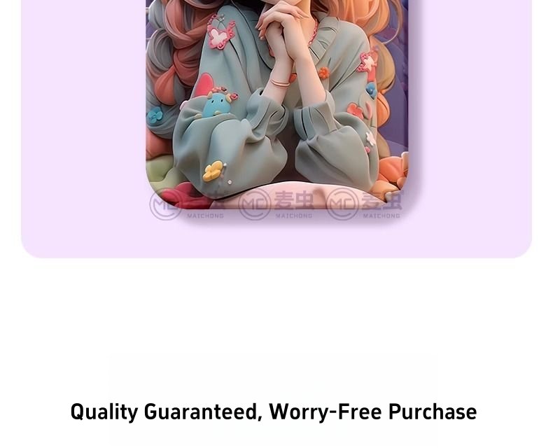 Cute Girl Silicone Phone Case | XS Drop - Proof, Style Meets Protection