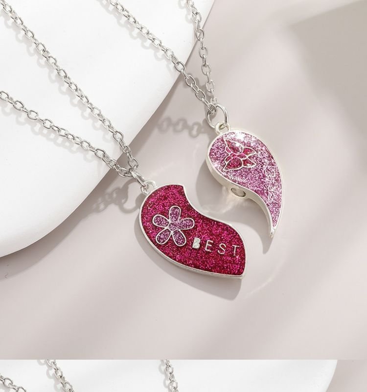 Heart - Shaped Pendant Necklaces: Gold & Silver Stylese