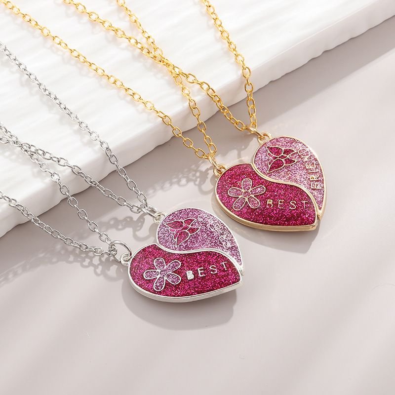 Heart - Shaped Pendant Necklaces: Gold & Silver Stylese