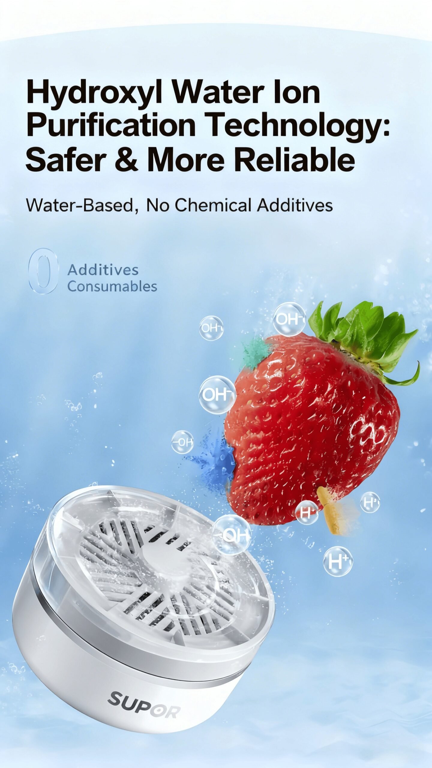 SUPOR Food Purifier Pesticide Removal Fruit and Vegetable Disinfection