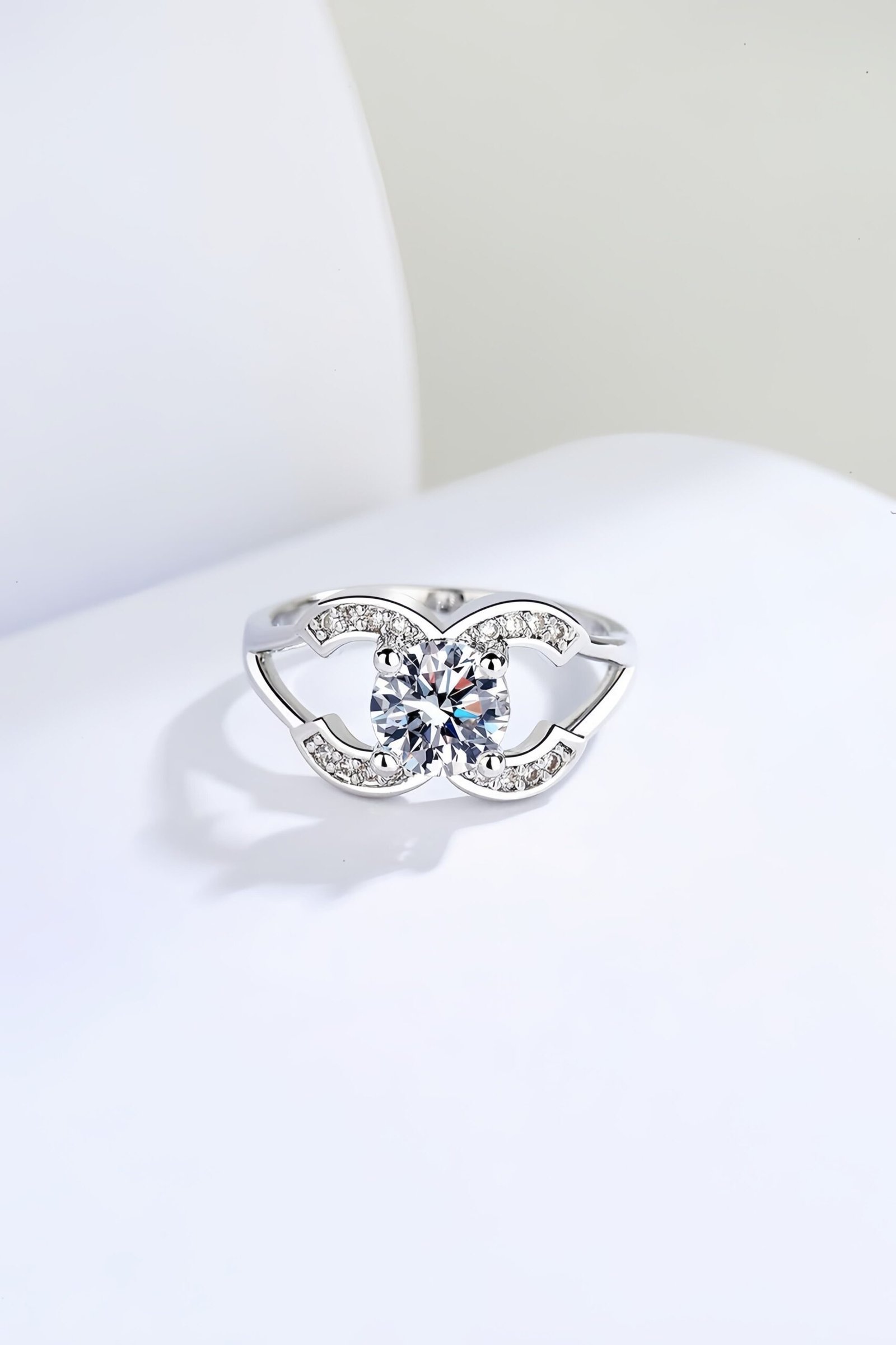 Luxury Design Sparkling Zircon Couple Rings - Ins Style Men & Women Pair