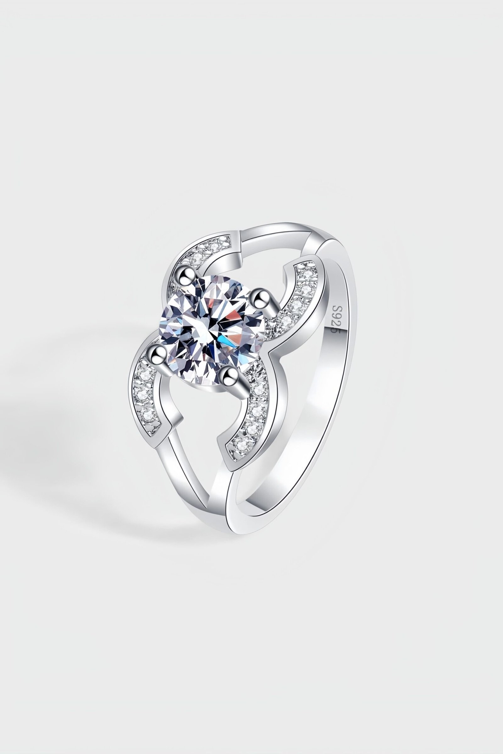 Luxury Design Sparkling Zircon Couple Rings - Ins Style Men & Women Pair