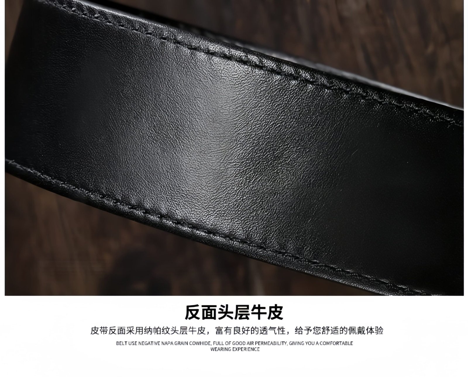 V.V.Brown Men's Belt - Siamese Crocodile Leather & Nappa Top-Layer Cowhide, Stainless Steel Smooth Buckle (Silver & Gold )