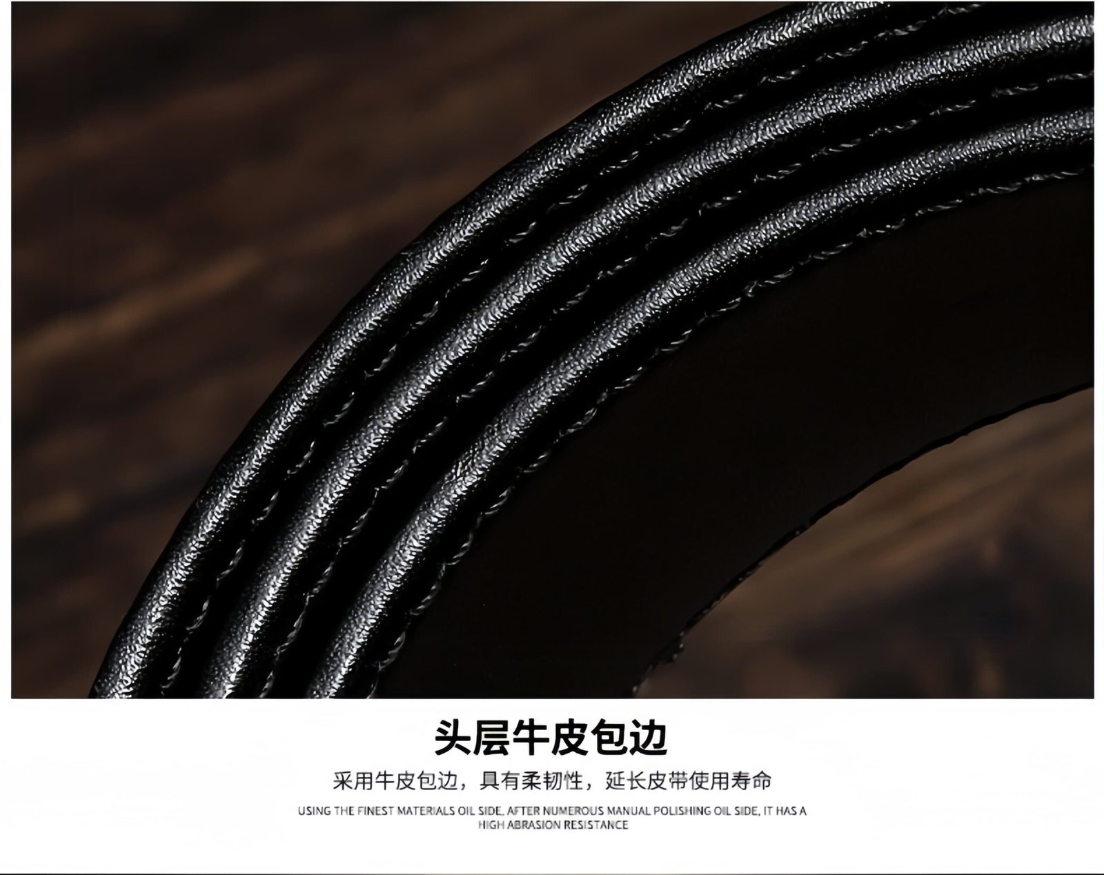 V.V.Brown Men's Belt - Siamese Crocodile Leather & Nappa Top-Layer Cowhide, Stainless Steel Smooth Buckle (Silver & Gold )