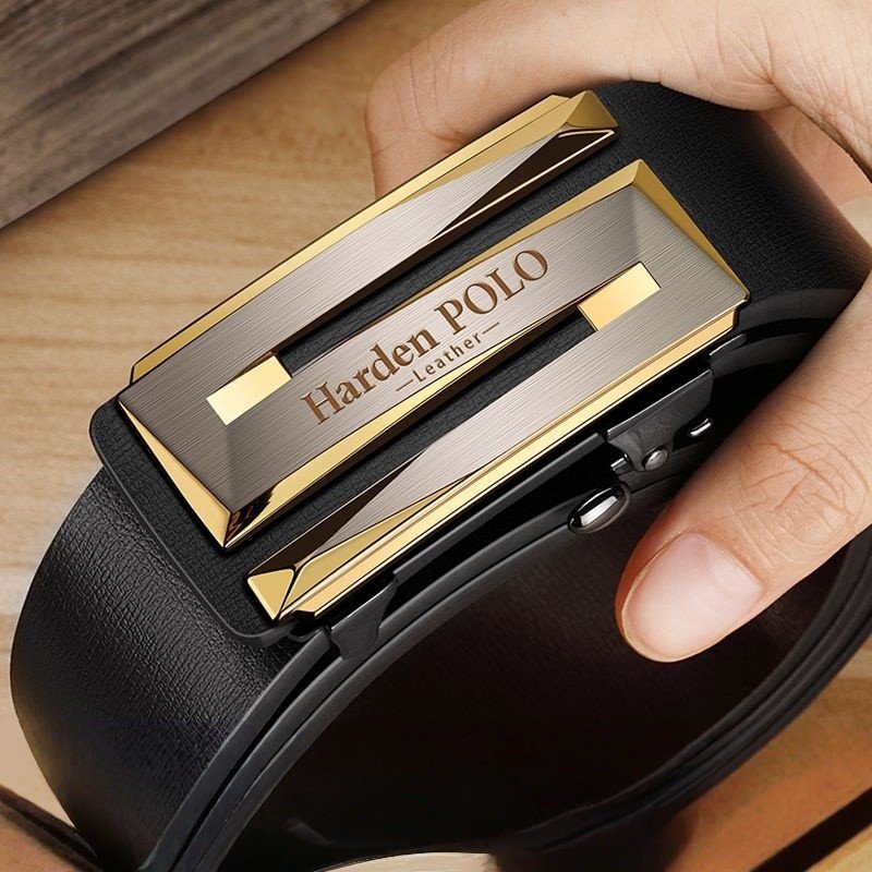 Harden POLO Genuine Leather Automatic Buckle Belt – French Heritage Design
