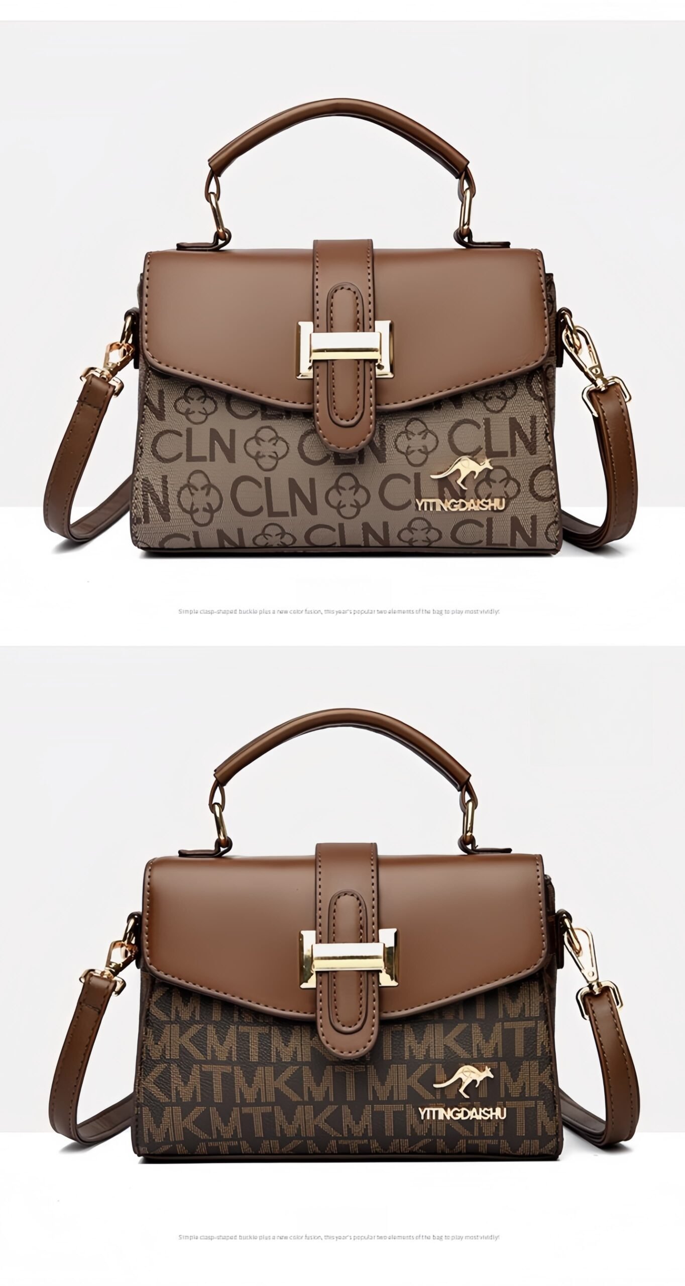 New Women's YITINGDAISHU Crossbody Handbag - Minimalist Elegant Style