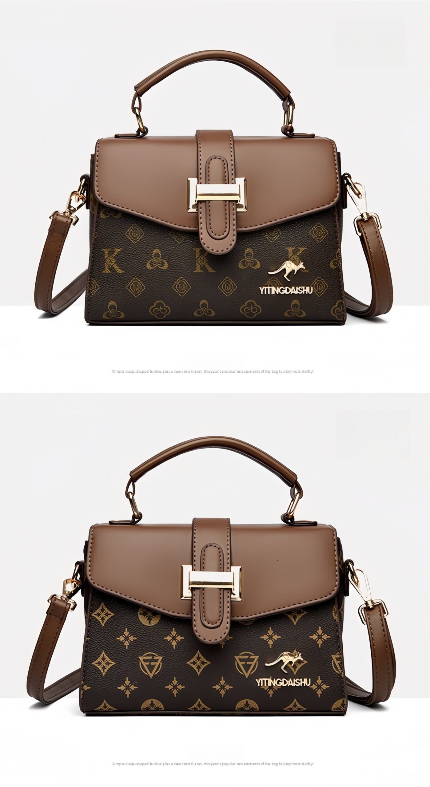 New Women's YITINGDAISHU Crossbody Handbag - Minimalist Elegant Style