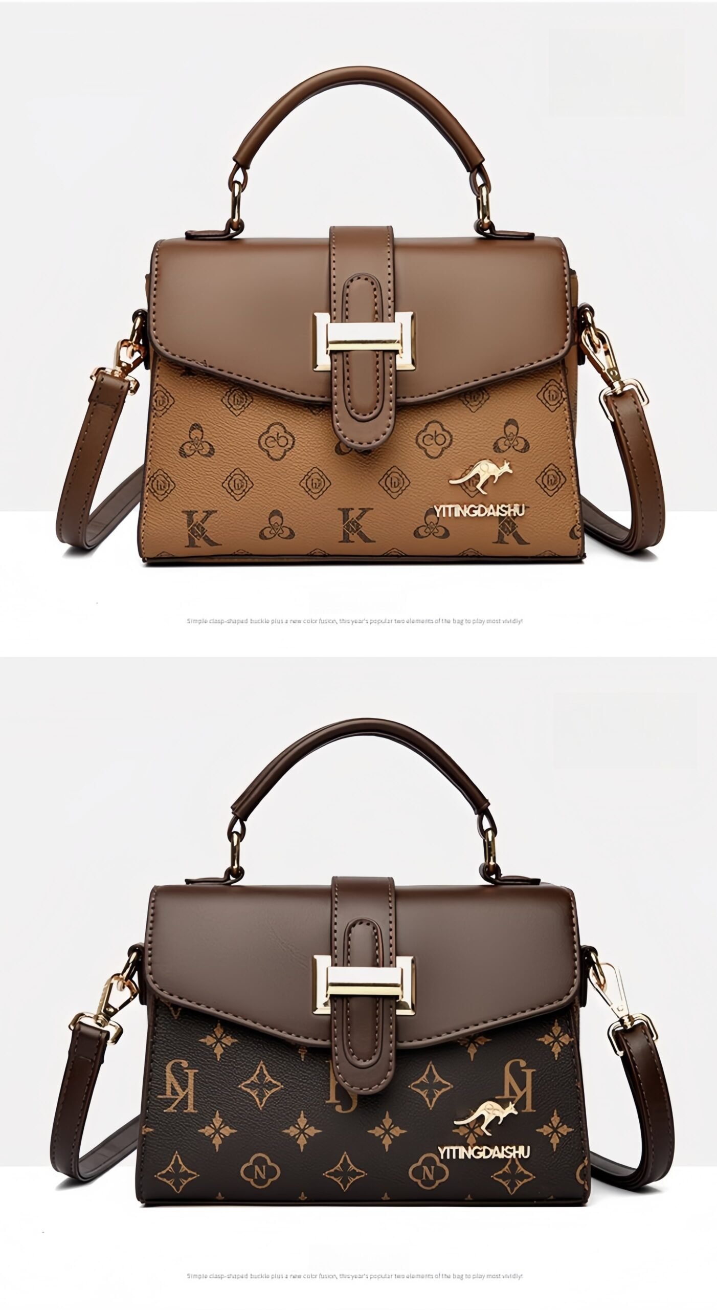 New Women's YITINGDAISHU Crossbody Handbag - Minimalist Elegant Style