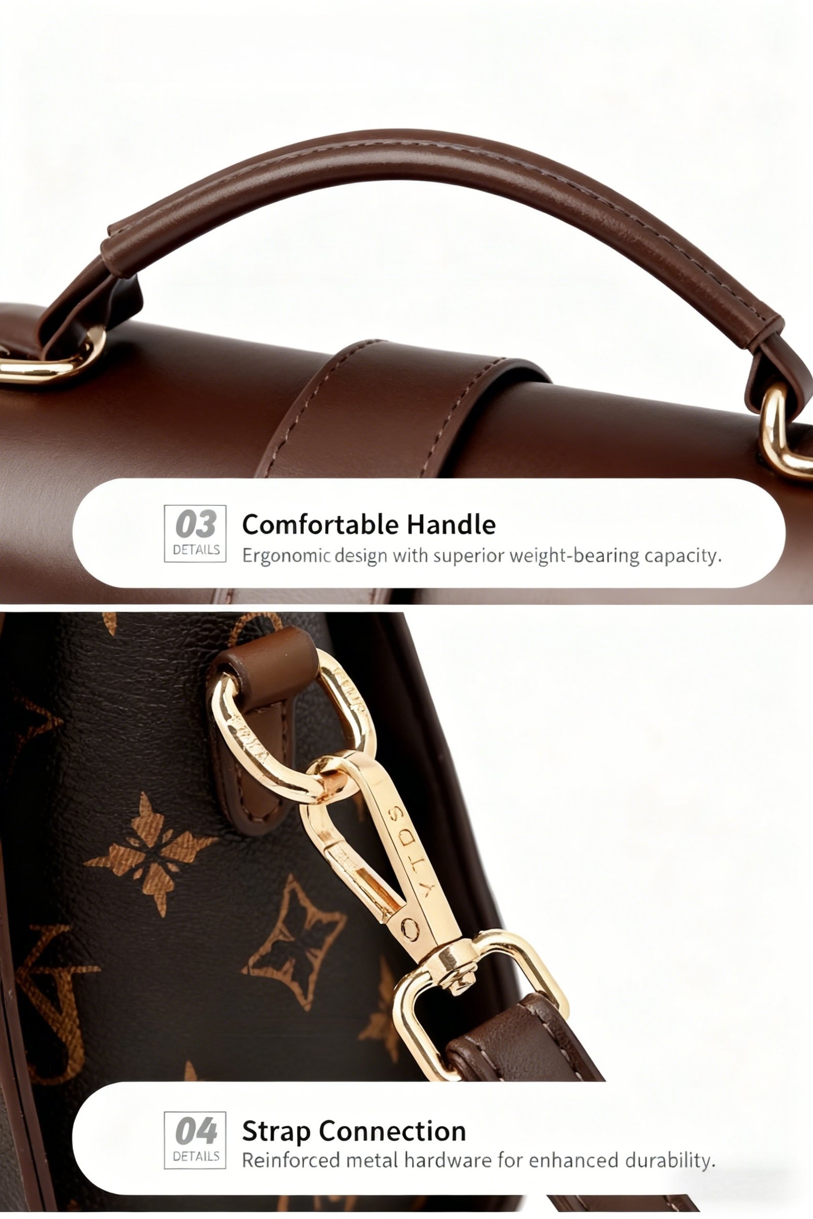 New Women's YITINGDAISHU Crossbody Handbag - Minimalist Elegant Style