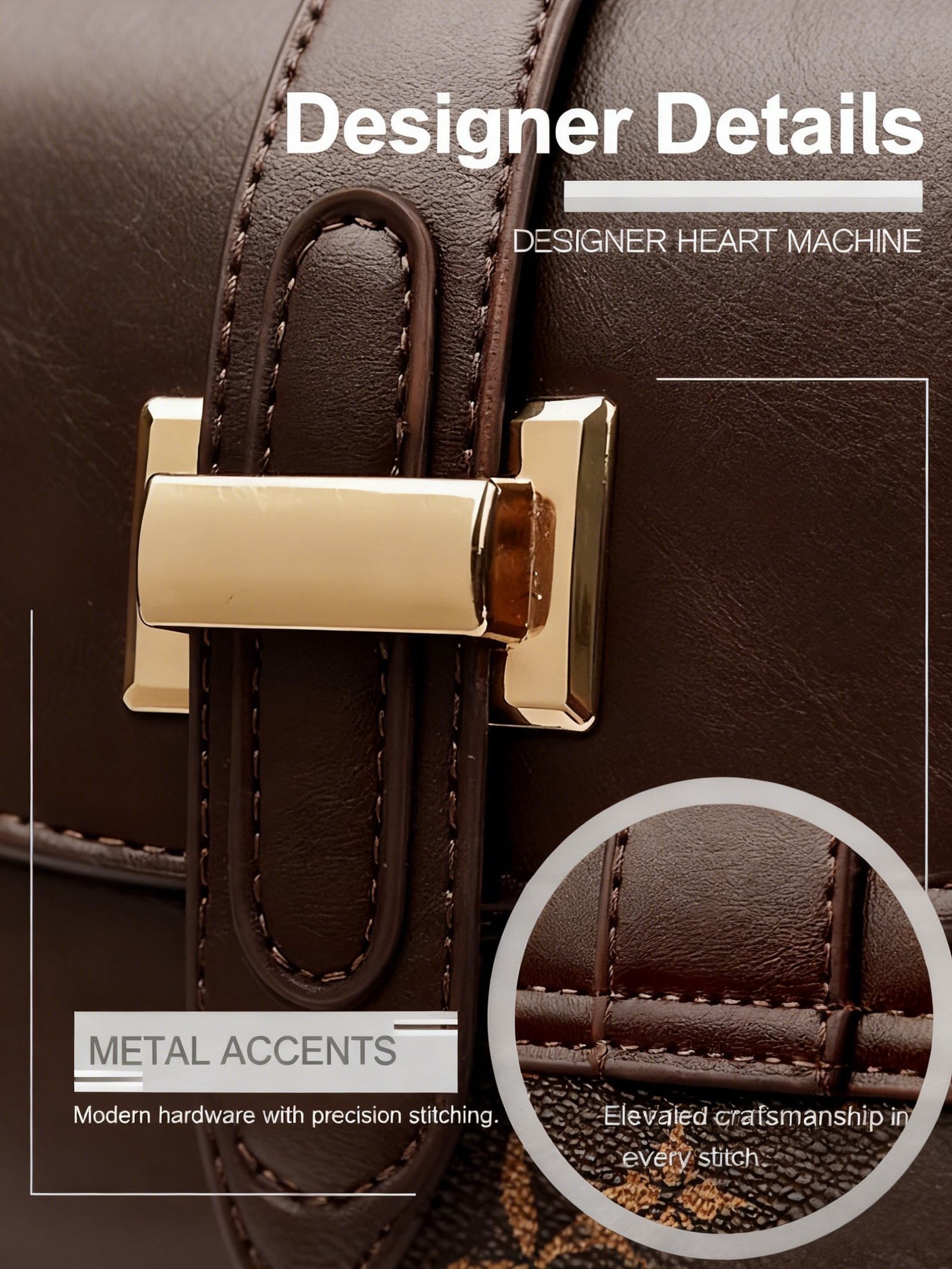 New Women's YITINGDAISHU Crossbody Handbag - Minimalist Elegant Style