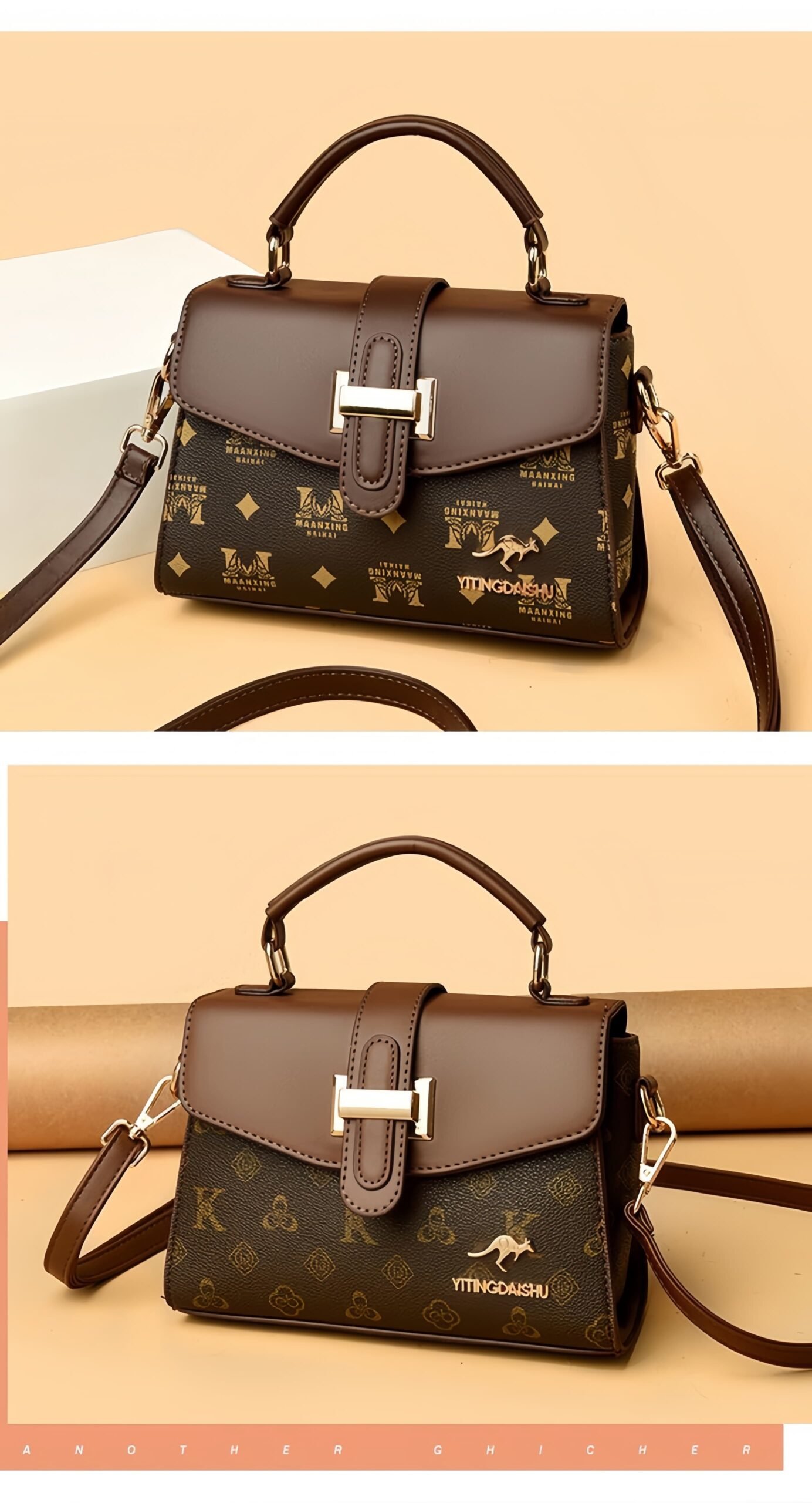 New Women's YITINGDAISHU Crossbody Handbag - Minimalist Elegant Style