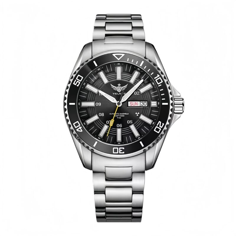 22 Yelang V1032 44mm Waterproof 300m Diver Watch Swiss Luminous Fully Automatic Mechanical Men Watch Sapphire Stainless