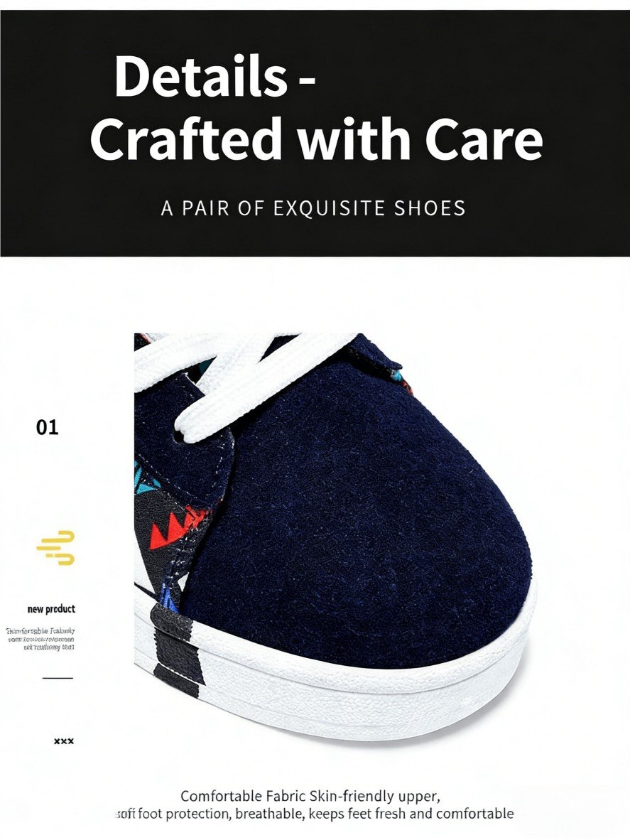 MEXICAN Summer Canvas Sneakers-Lightweight Athletic Casual Shoes